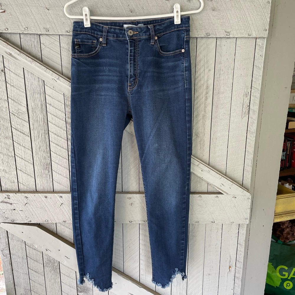 KanCan Women's Skinny Jeans - Dark Blue